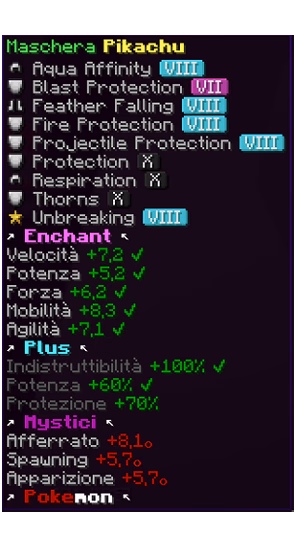 Maschera Pikachu