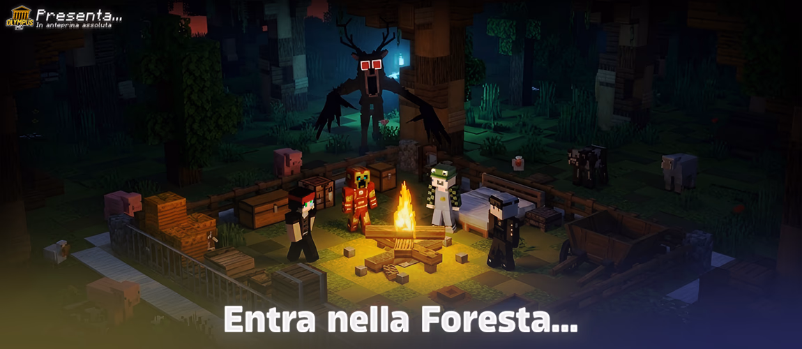 I primi giocatori entrano nella foresta